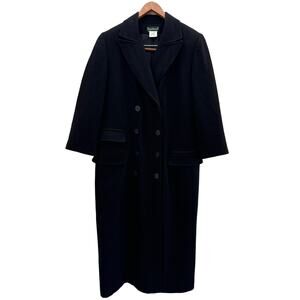 Women’s Vintage Harve Benard by Benard Holtzman Long Black Overcoat